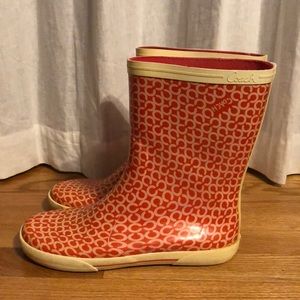 Coach Rain boots